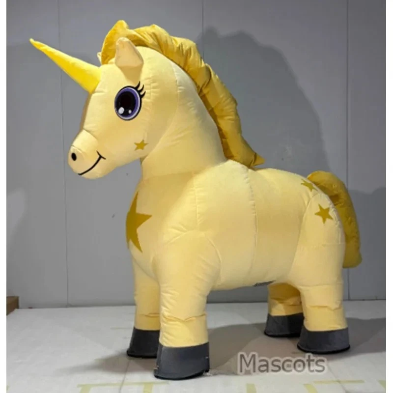 Unicorn Stuffed Toy - Giant Plush Colorful Inflatable Unicorn Mascot