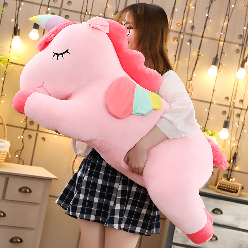 Unicorn Stuffed Toy - 25-100CM Kawaii Giant Unicorn Plush Toys