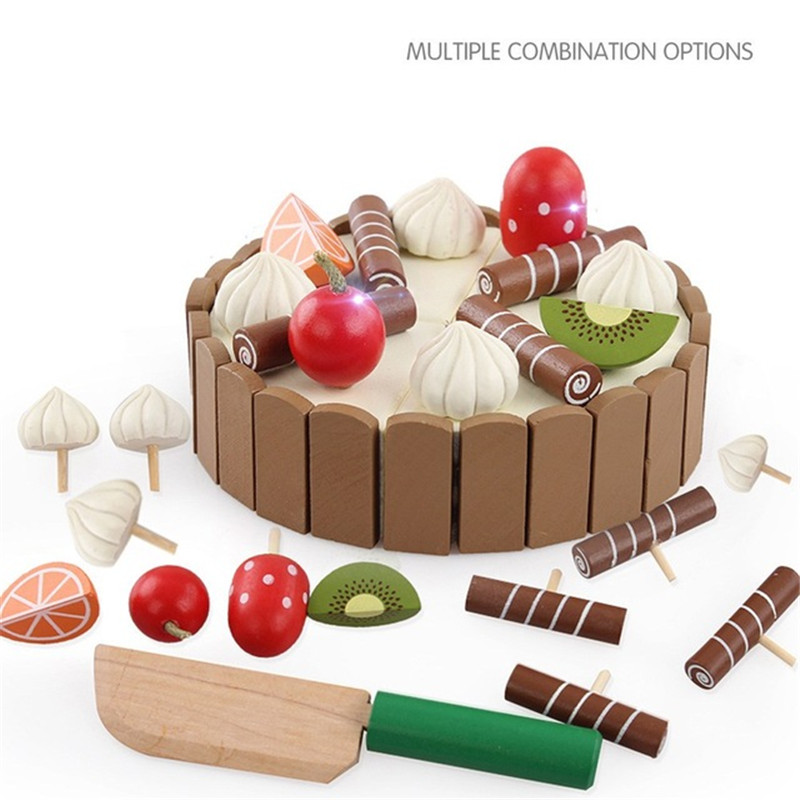 Kids Toys Kitchen Set - Wooden Children Kitchen Toys Pretend Toys