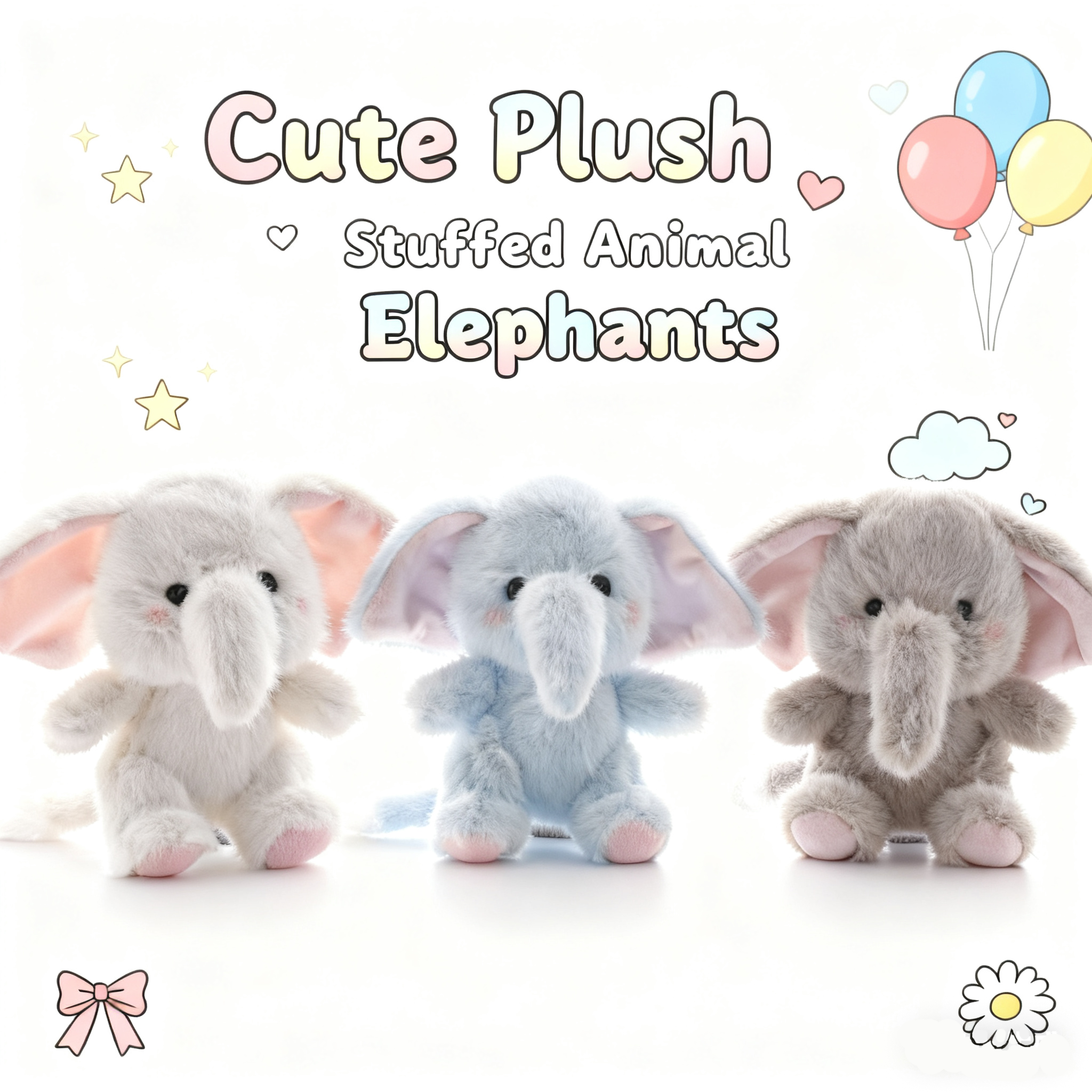 Kids Toys Elephant - Mini Plush Elephant Stuffed Animals Elephant