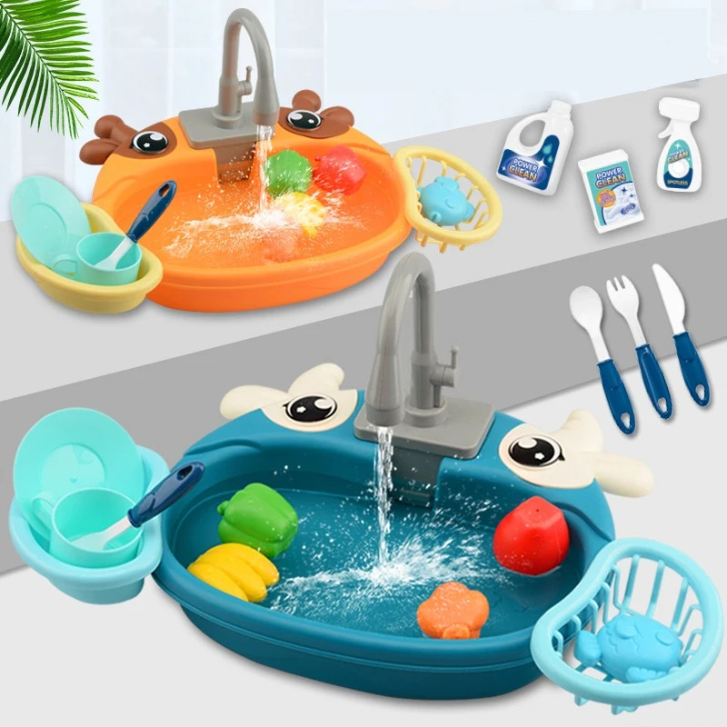 Kids Toys Kitchen Set - Toy Kitchen Set for Toddlers with