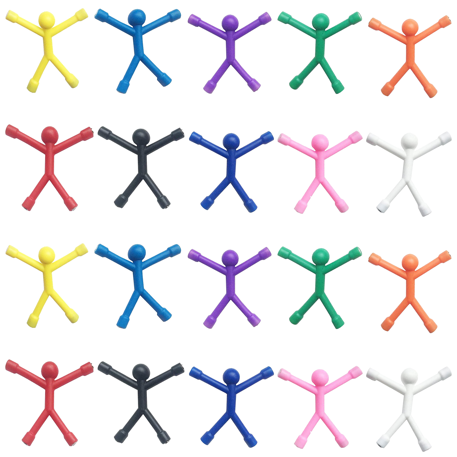 Magnetic Drawing Board - 10/20Pcs Mini Man Magnetic Toy Q