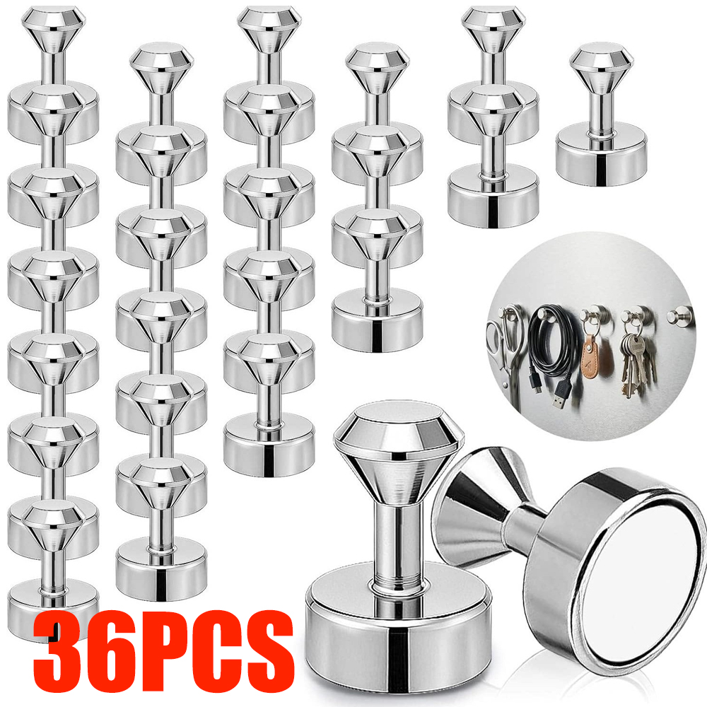 Magnetic Drawing Board - 12pcs/24pcs/36pcs Metal Strong Magnets Neodymium Magnetic