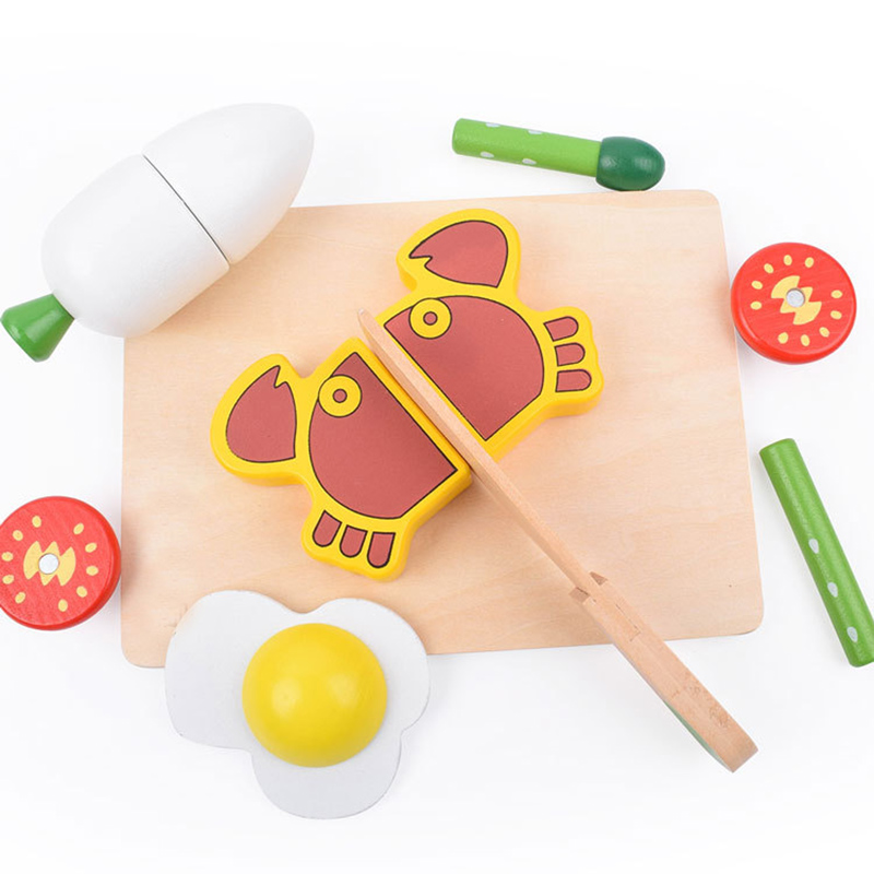 1PCS Wooden Toy Magnetic Cutti - Kids Toys Kitchen Set 评论和价格