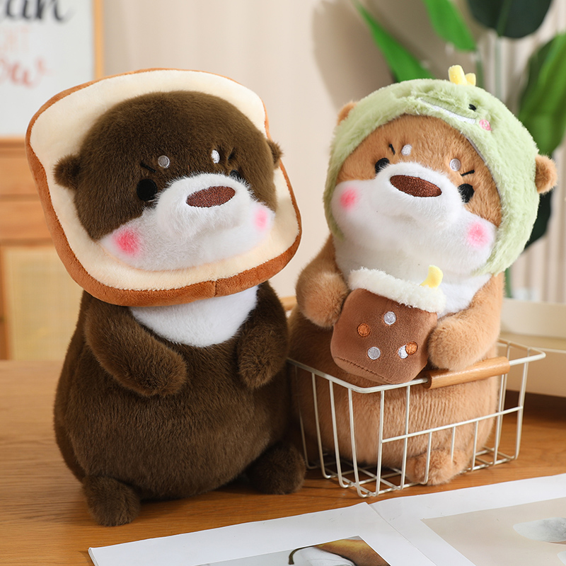 Kawaii Otter Plush Toy Lovely  - Unicorn Stuffed Toy 评论和价格