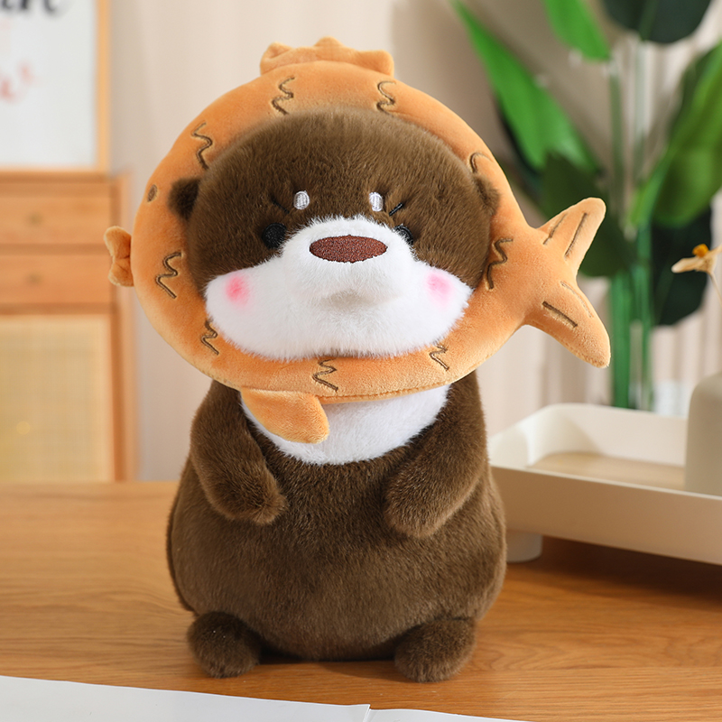 Kawaii Otter Plush Toy Lovely  - Unicorn Stuffed Toy 评论和价格