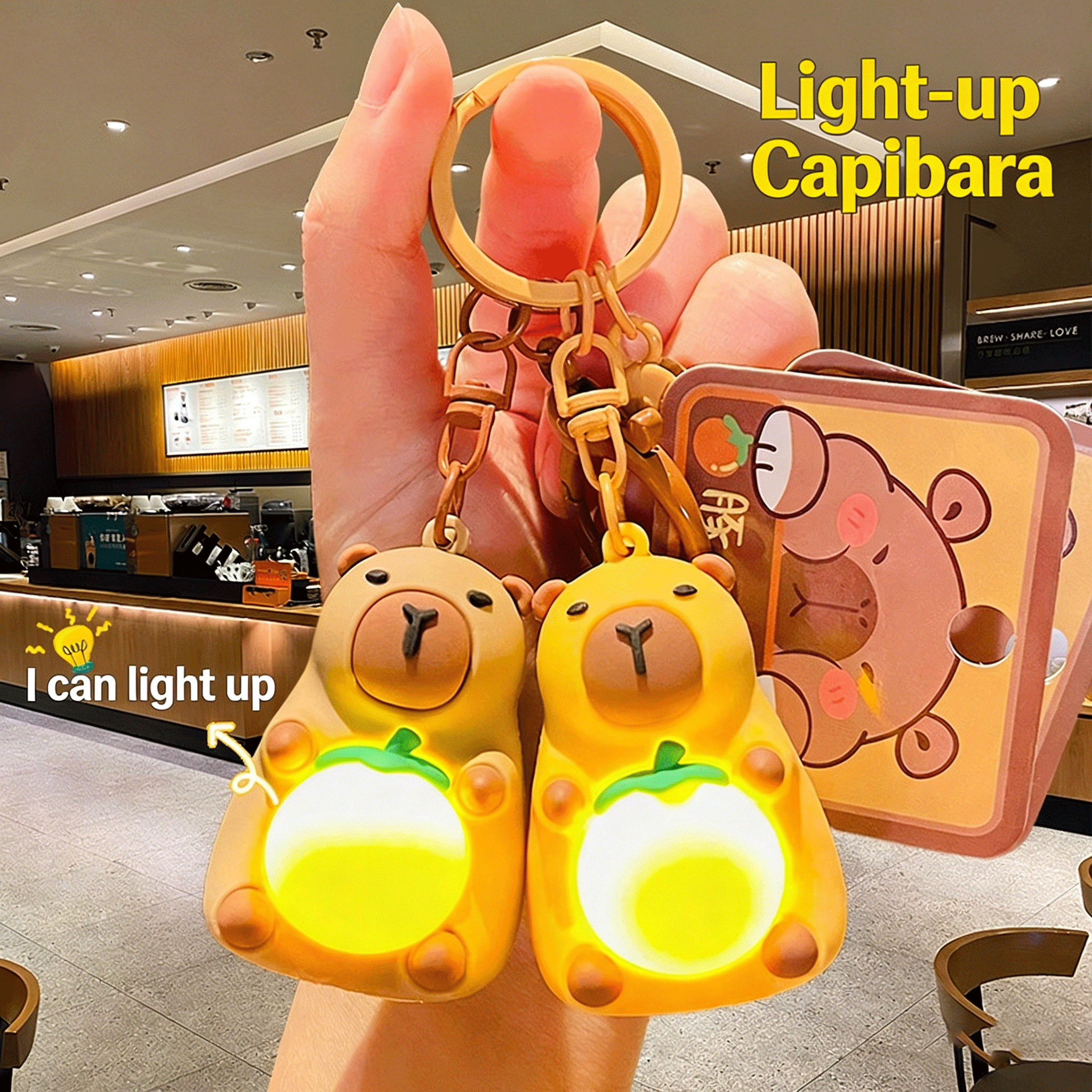 Simulation Capybara Doll Keych - Kids Toys Latest 评论和价格