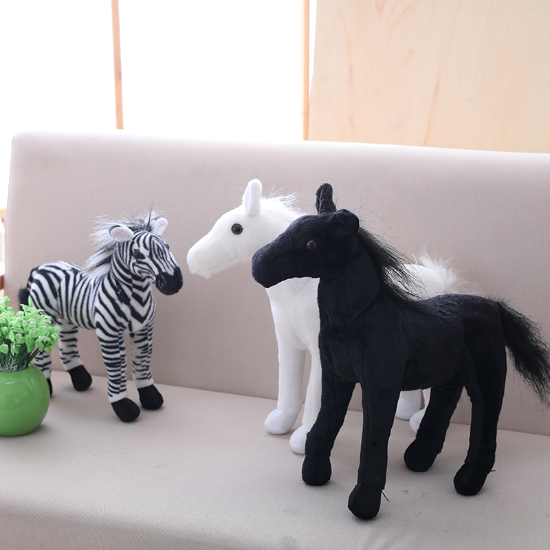 30cm Simulation Horse Plush To - Unicorn Stuffed Toy 评论和价格