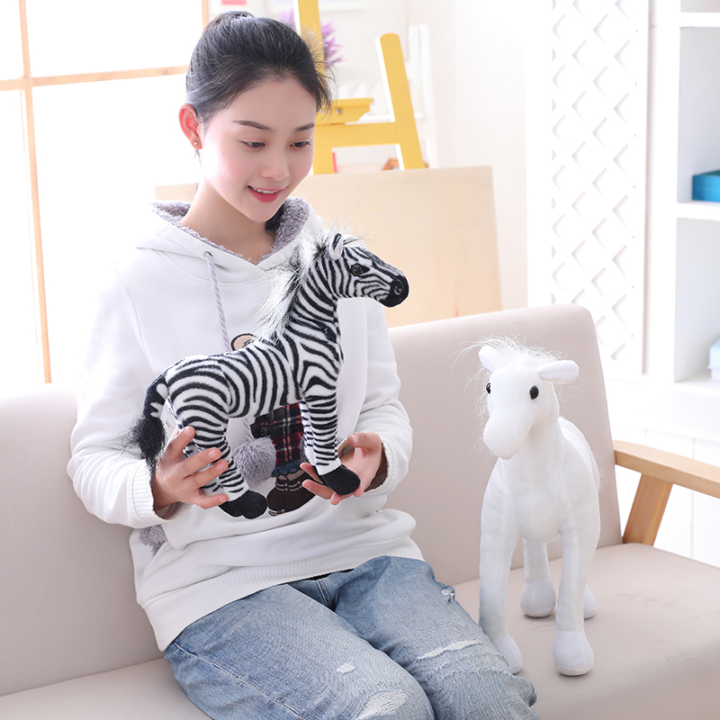 30cm Simulation Horse Plush To - Unicorn Stuffed Toy 评论和价格