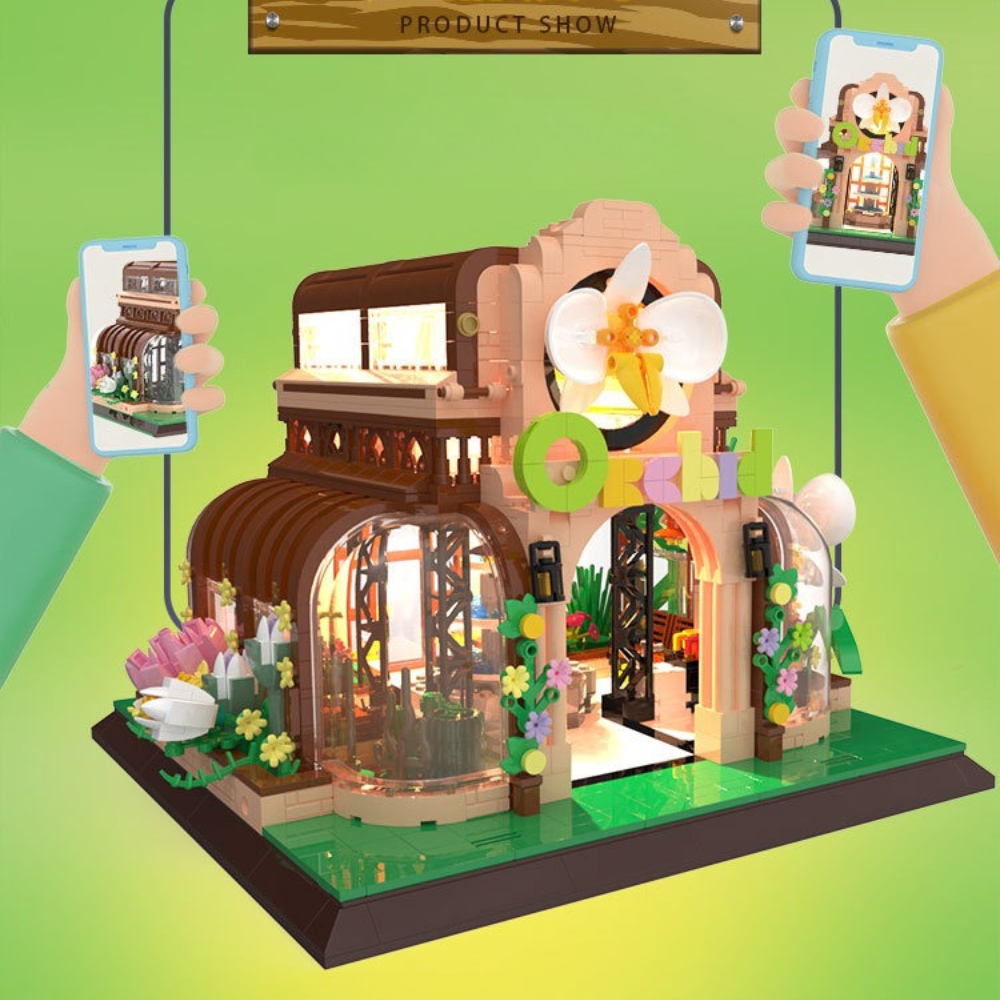 MOC Botanical Garden Orchid Fl - Kids Toys Exhibition 评论和价格
