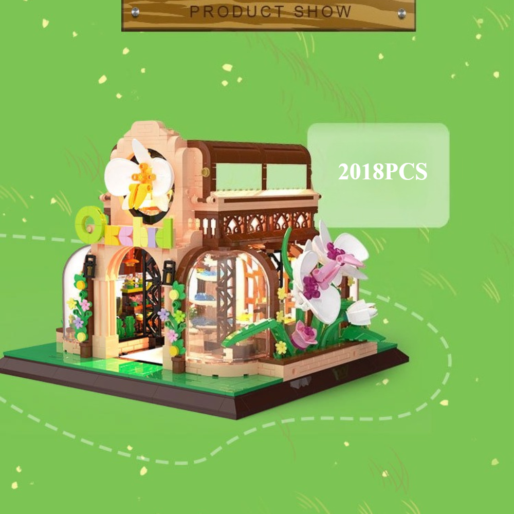 MOC Botanical Garden Orchid Fl - Kids Toys Exhibition 评论和价格
