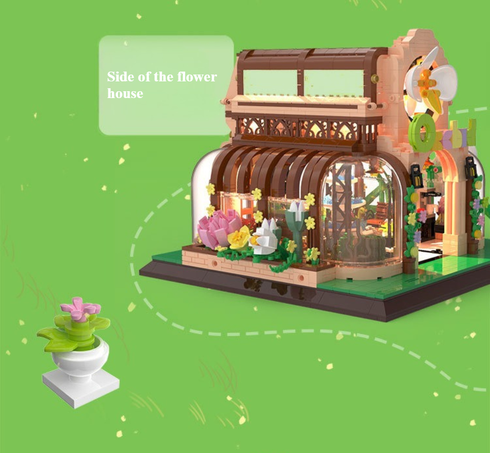 MOC Botanical Garden Orchid Fl - Kids Toys Exhibition 评论和价格