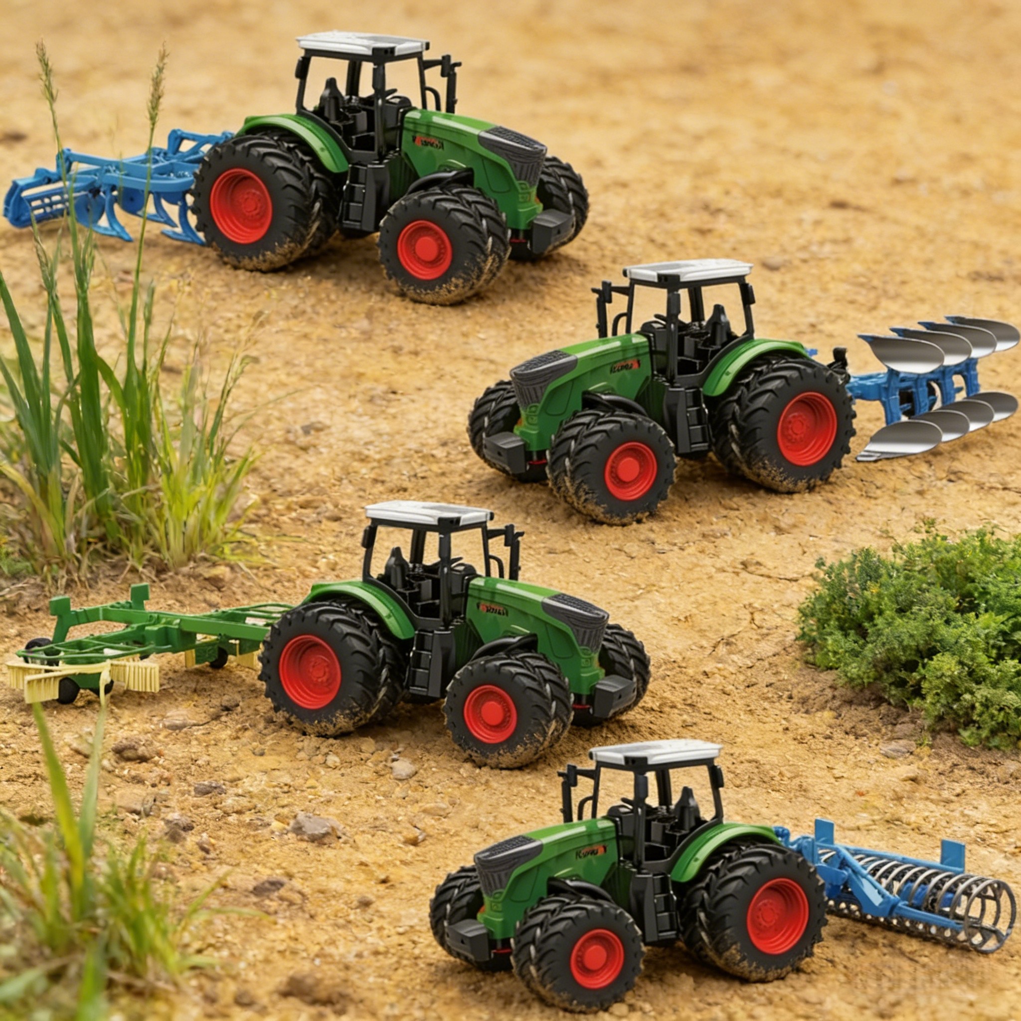 Farm Tractor Toy Set for Kids: - Kids Toys Entertainer 评论和价格