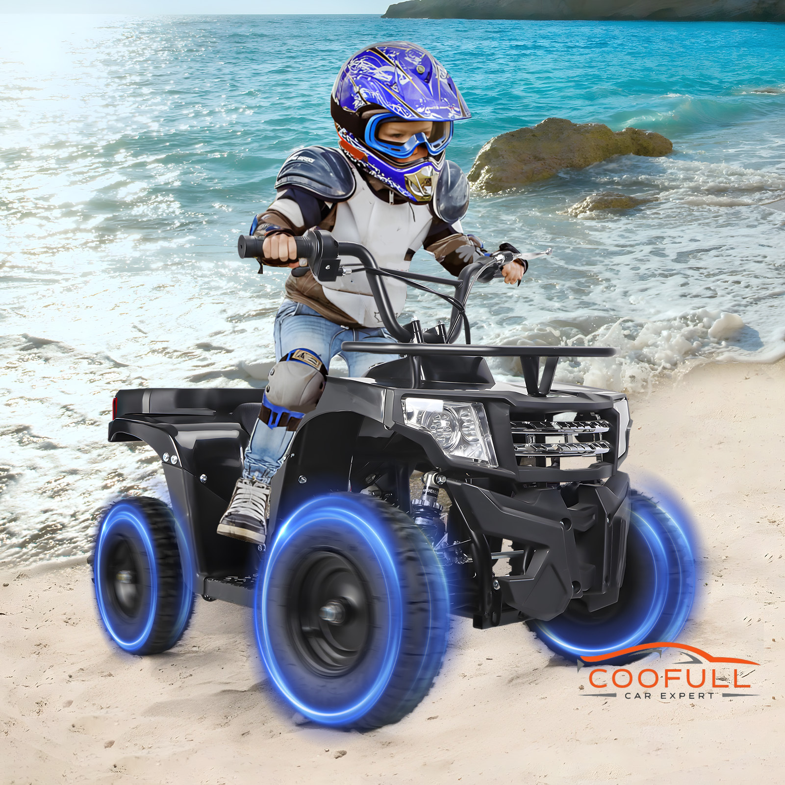 Kids Gas Powered ATV 4-Wheeler - Kids Toys Quad 评论和价格