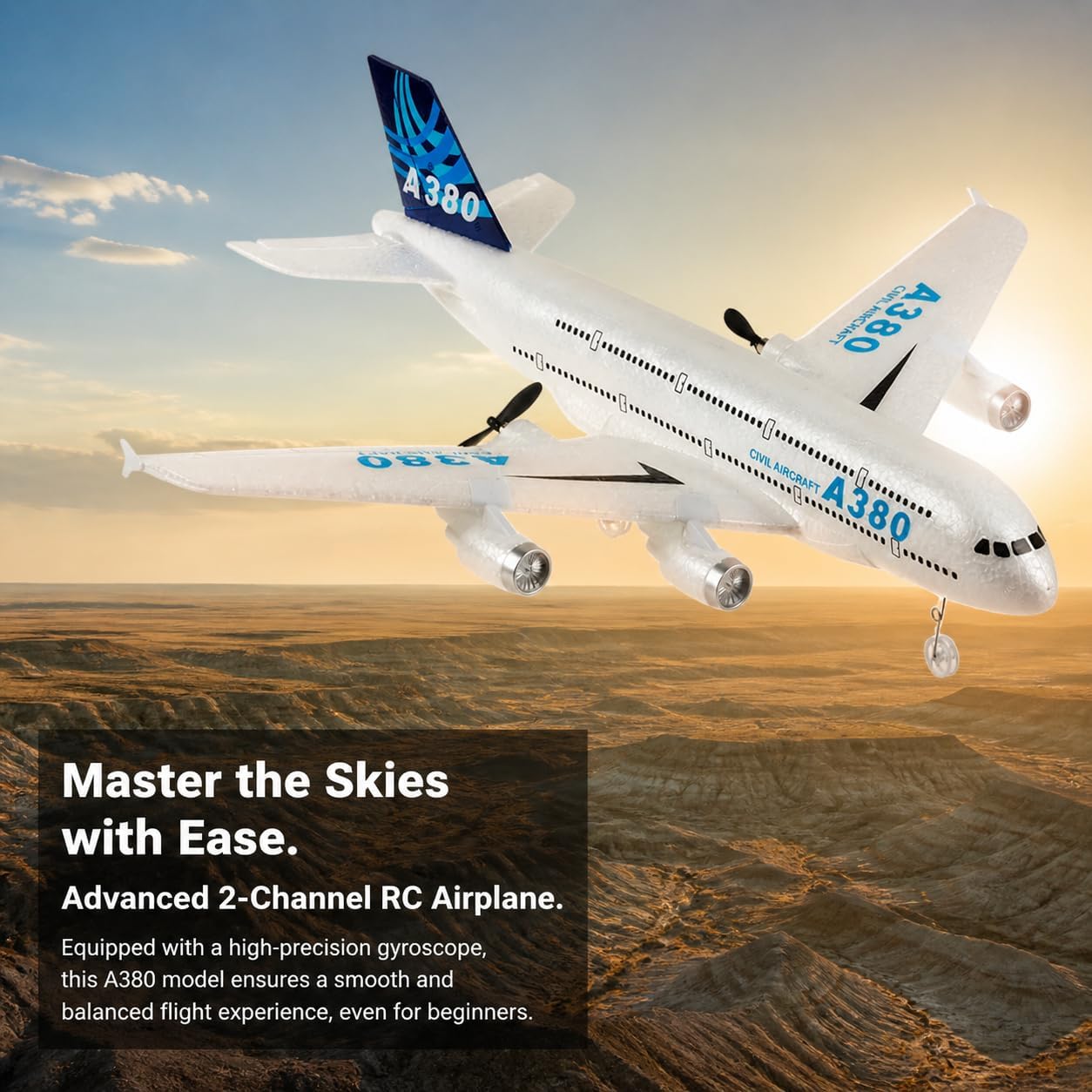 2.4GHz Ready-to-Fly RC Airplan - Kids Toys Channel 评论和价格