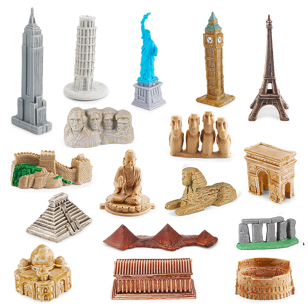 Mini Figurine Landmark Buildin - Kids Toys Under 200 评论和价格
