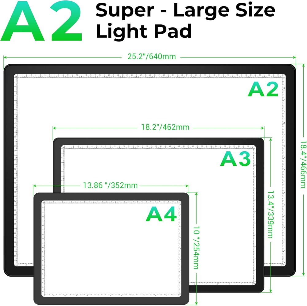 Extra Large LED Light Board, 2 - Magnetic Drawing Board 评论和价格