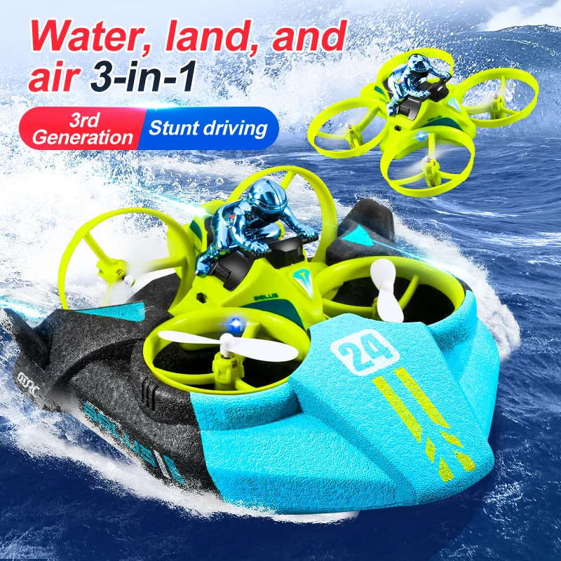 3-in-1 Land Air Sea RC Aircraf - Kids Toys Quad 评论和价格