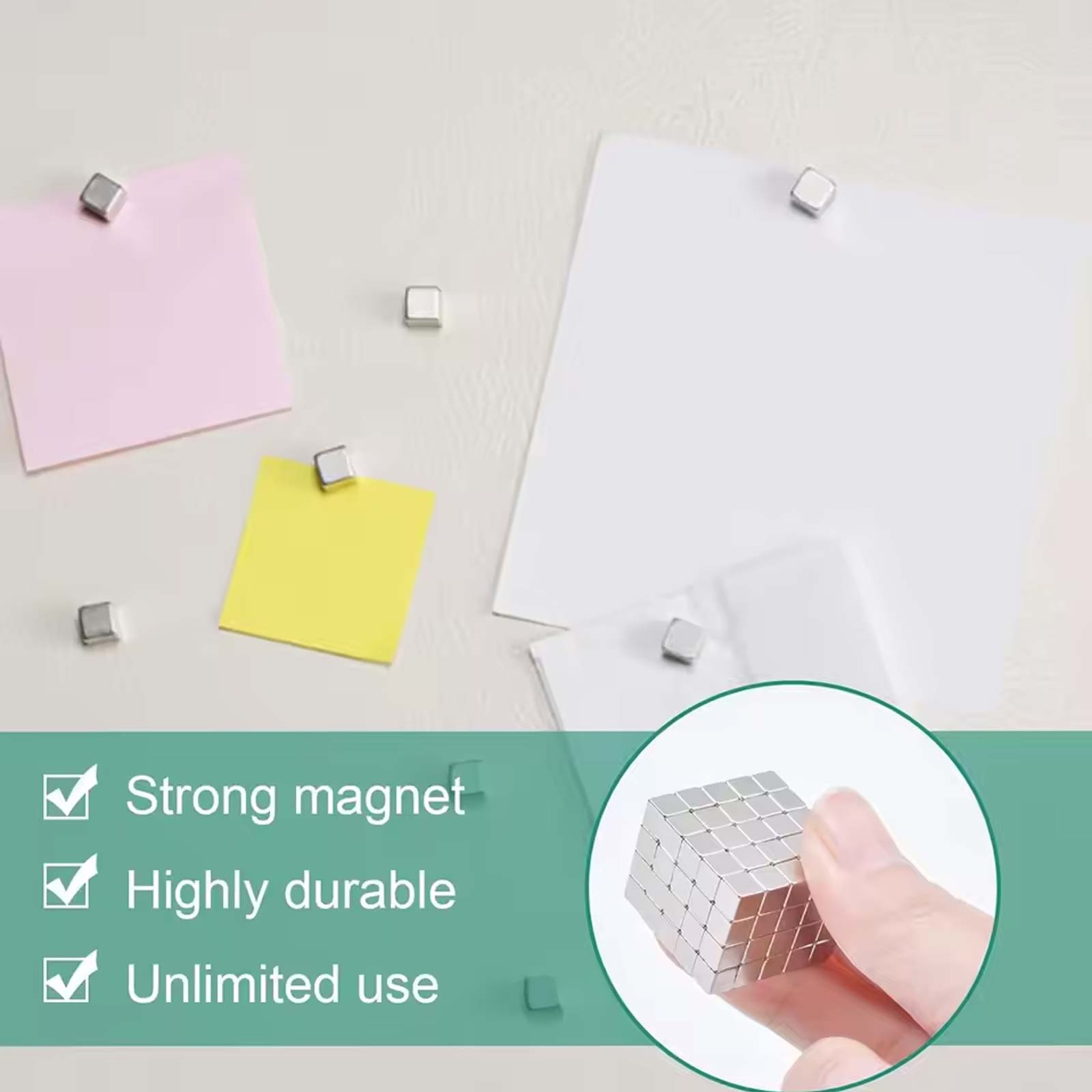 50/100 Pcs Small Square Magnet - Magnetic Drawing Board 评论和价格