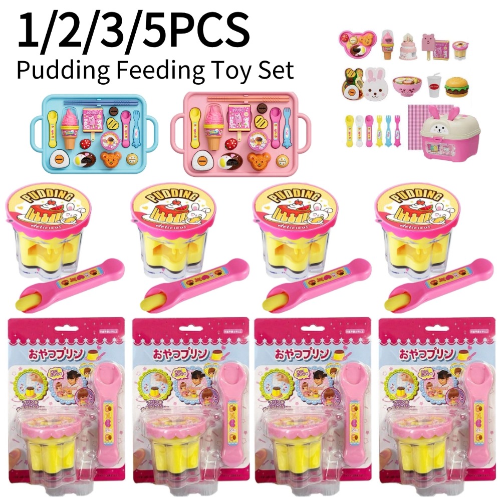 Pretend Play Pudding Feeding T - Kids Toys Kitchen Set 评论和价格