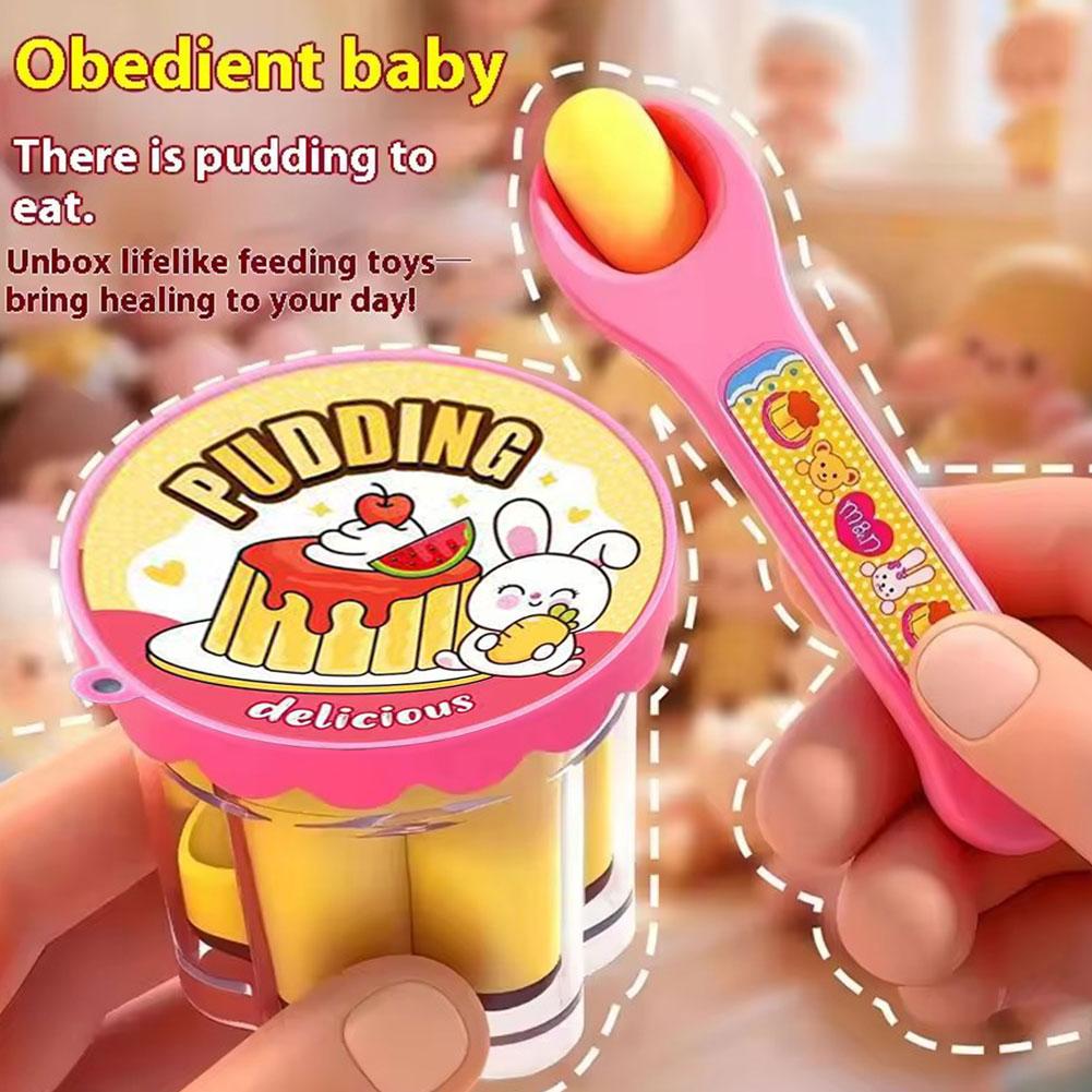 Pretend Play Pudding Feeding T - Kids Toys Kitchen Set 评论和价格