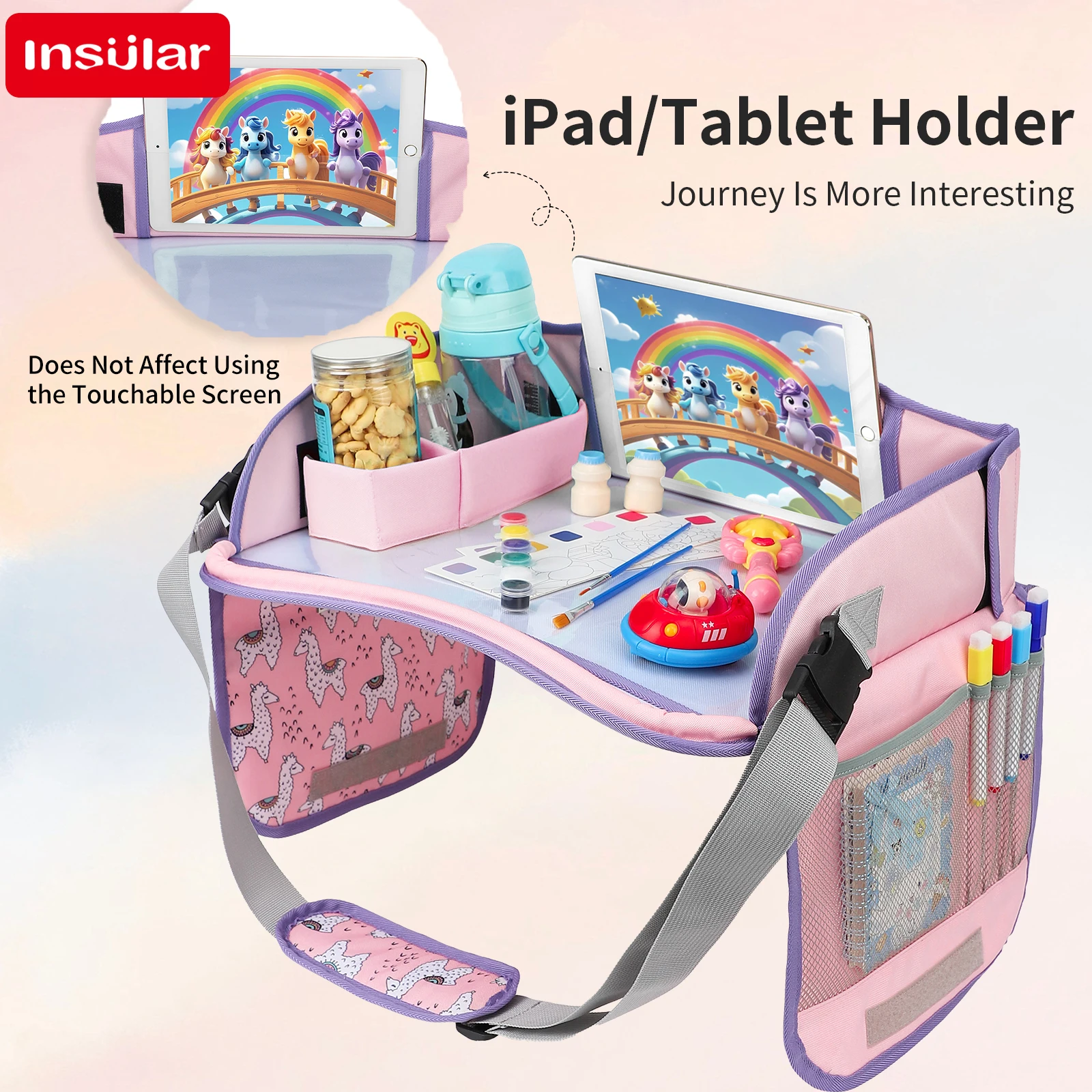 Kids Portable Travel Tray Car  - Kids Toys Entertainer 评论和价格