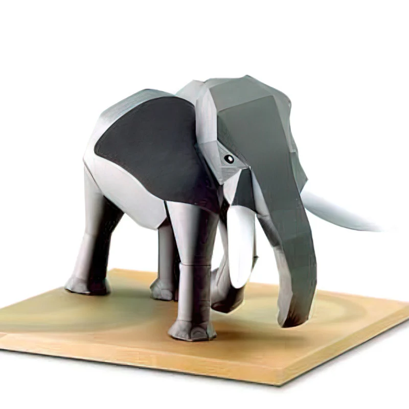 African Elephant Origami Art M - Kids Toys Elephant 评论和价格