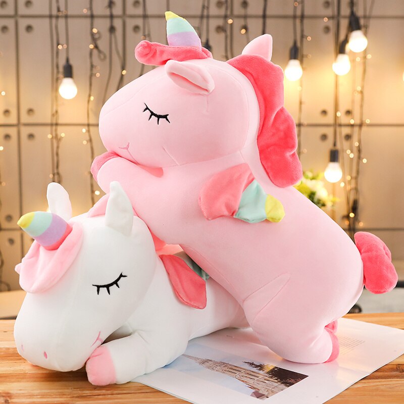Kawaii Horse Plush 25/50cm Sof - Unicorn Stuffed Toy 评论和价格