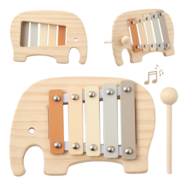 Baby Montessori Toy Cartoon El - Kids Toys Elephant 评论和价格