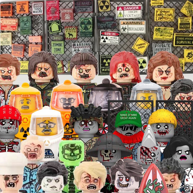 MOC City Zombies Figures Build - Kids Zombie Toys 评论和价格