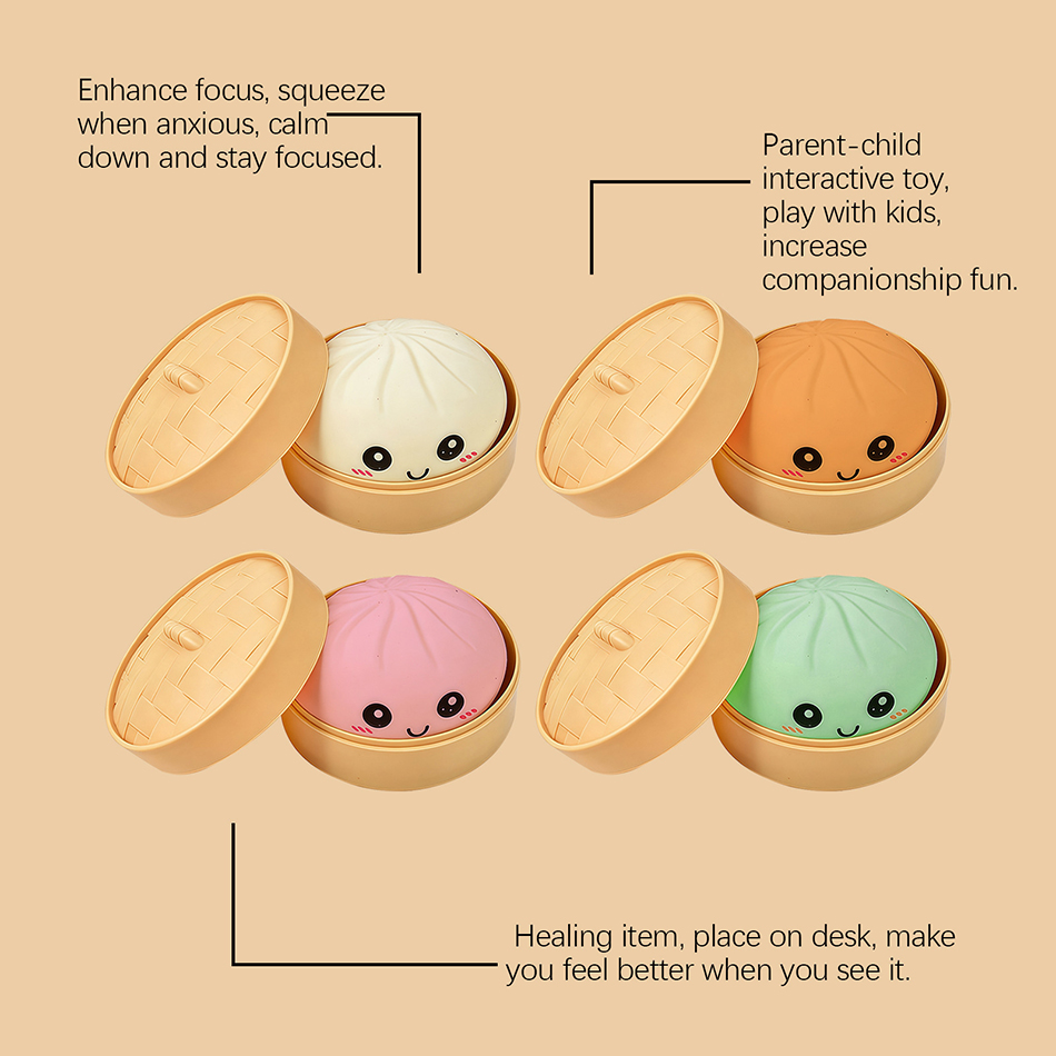 New Dumpling Squishies Blind B - Kids Toys Kitchen Set 评论和价格