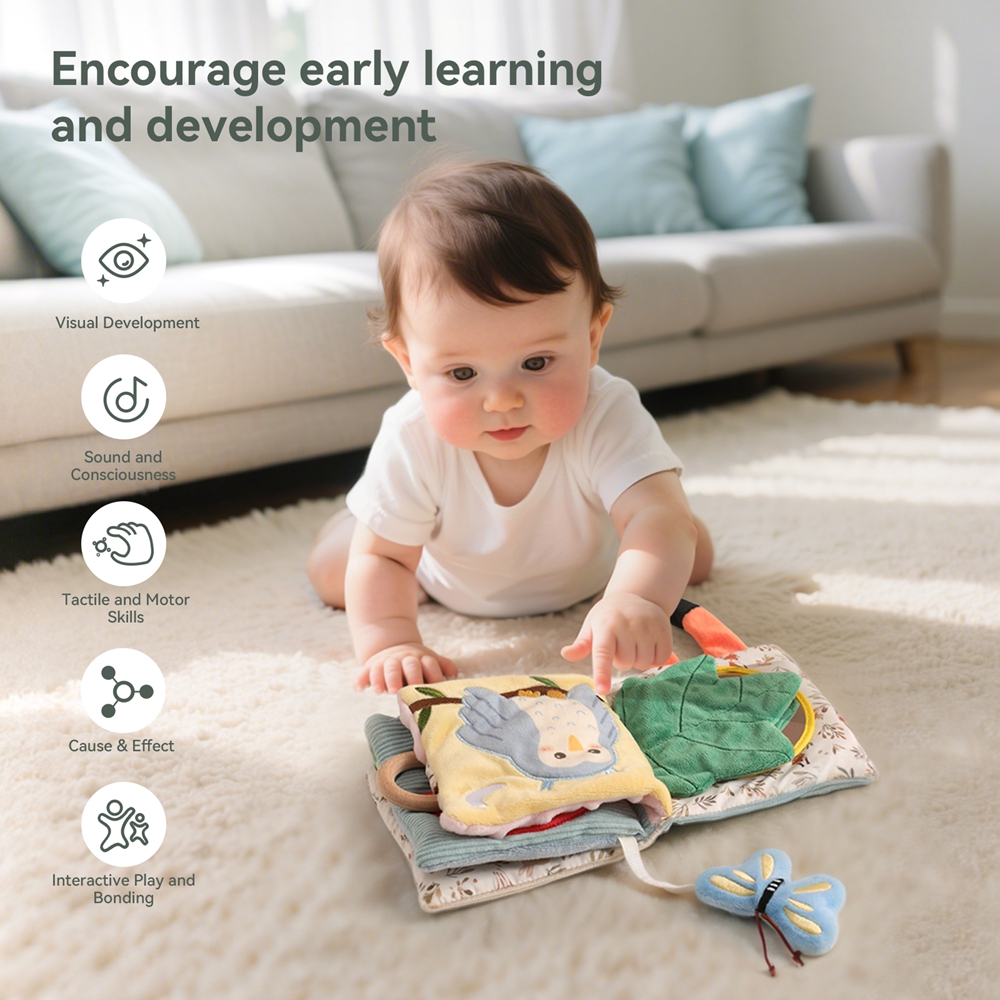 Baby Toys Cloth Book Infant Ea - Kids Toys Elephant 评论和价格