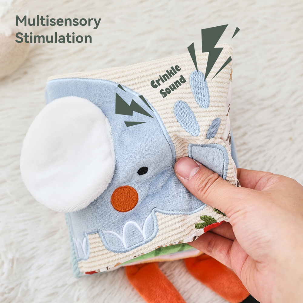 Baby Toys Cloth Book Infant Ea - Kids Toys Elephant 评论和价格