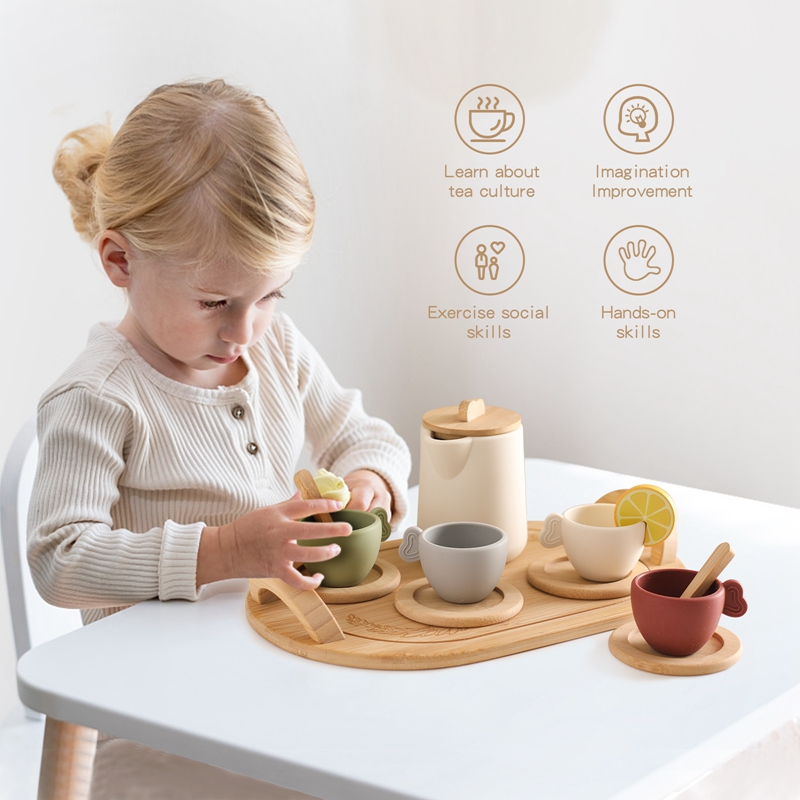 1Set Children Montessori Toy T - Kids Toys Kitchen Set 评论和价格
