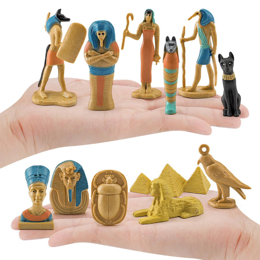 12Pcs Ancient Egypt Figurine P - Kids Toys Under 200 评论和价格