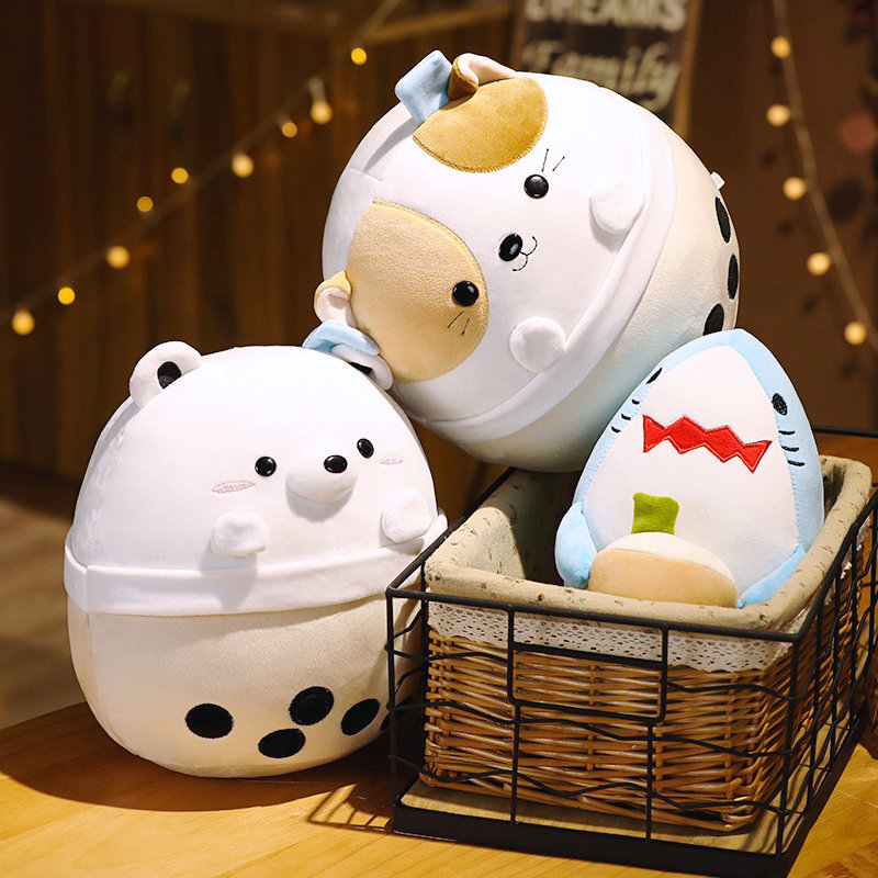 Cartoon Animals Shape Boba Stu - Unicorn Stuffed Toy 评论和价格