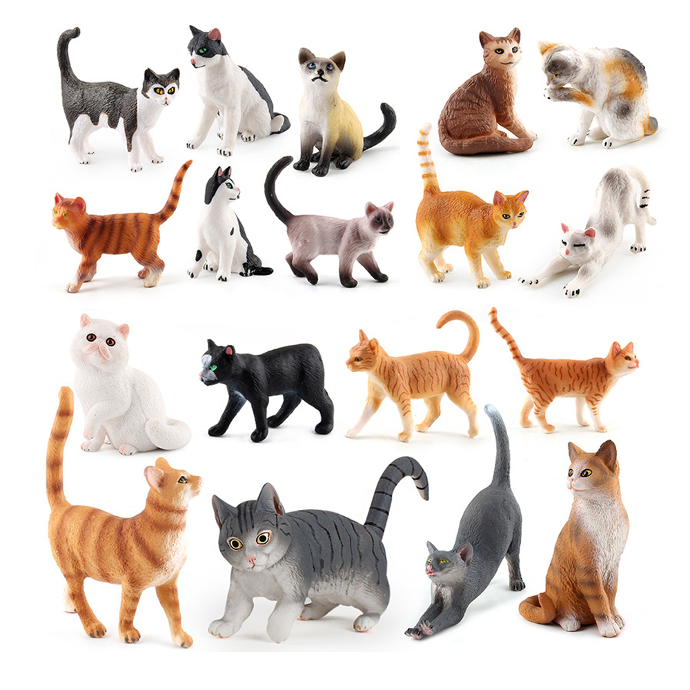 Realistic Plastic Cat Figurine - Kids Toys Under 200 评论和价格