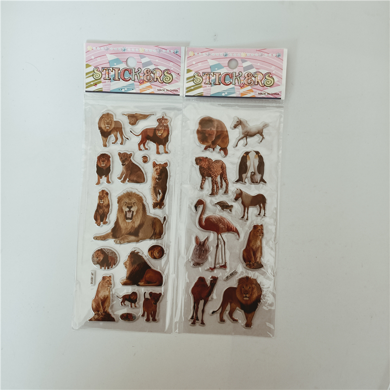 6pcs Wild Animals Style Sticke - Kids Toys Elephant 评论和价格