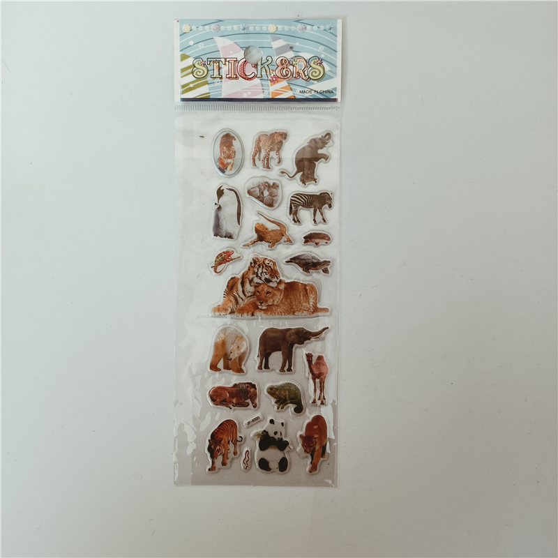 6pcs Wild Animals Style Sticke - Kids Toys Elephant 评论和价格