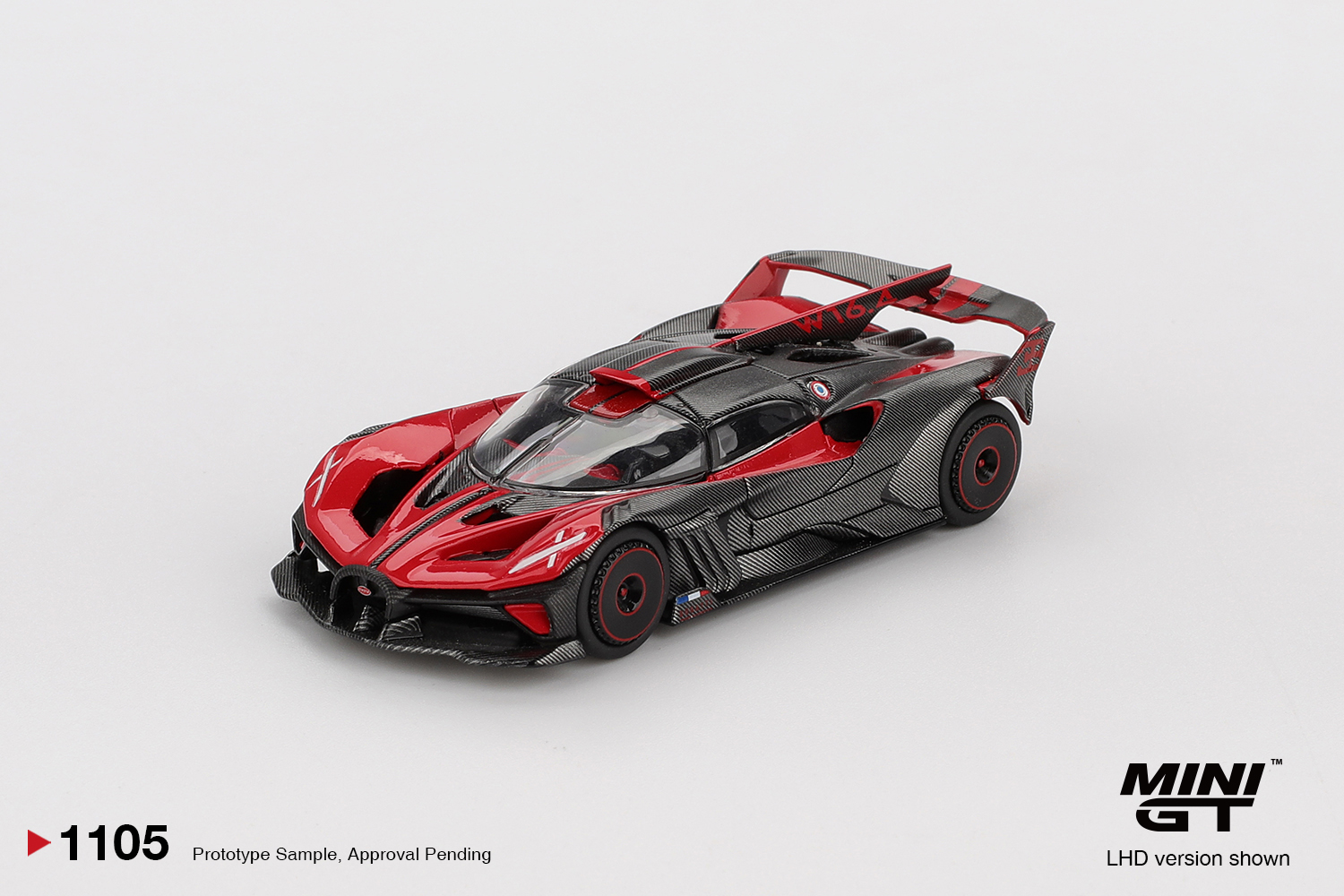 MINIGT 1/64 Bugatti Bolide Red - Kids Y Toys 评论和价格
