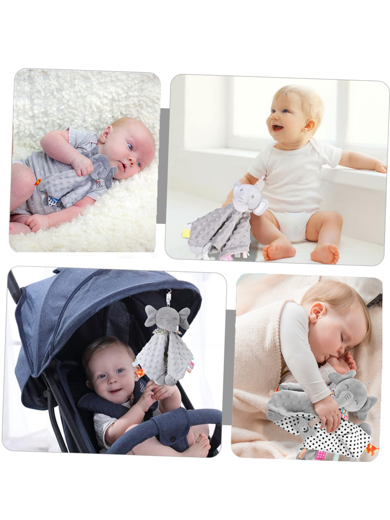 Elephant Baby Comforter Blanke - Kids Toys Elephant 评论和价格