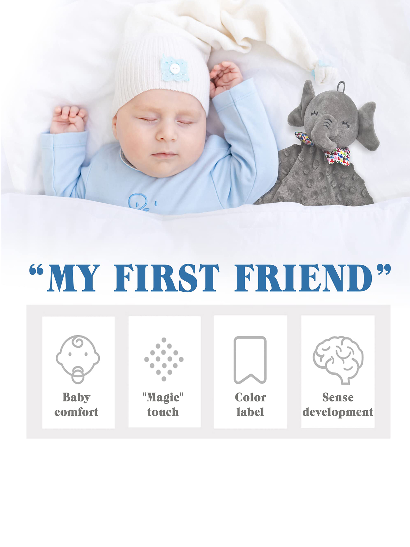 Elephant Baby Comforter Blanke - Kids Toys Elephant 评论和价格